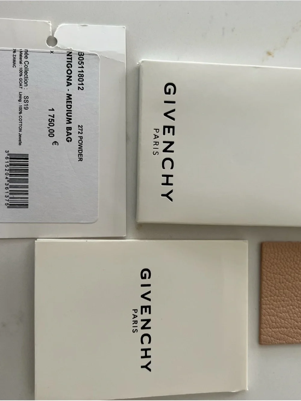 Authentic Givenchy Tan Leather Satchel -Like New